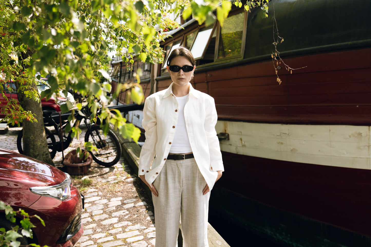Sustainable White Shirt | 100% Hemp