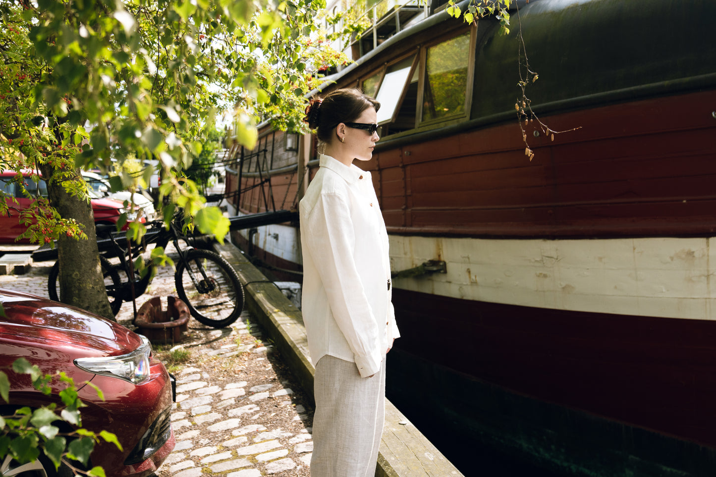 Sustainable White Shirt | 100% Hemp