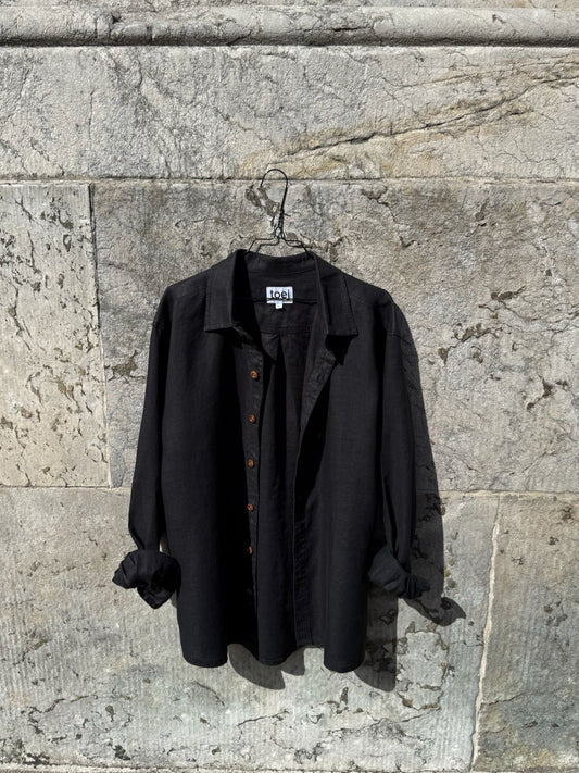 Sustainable Black Shirt | 100% Hemp