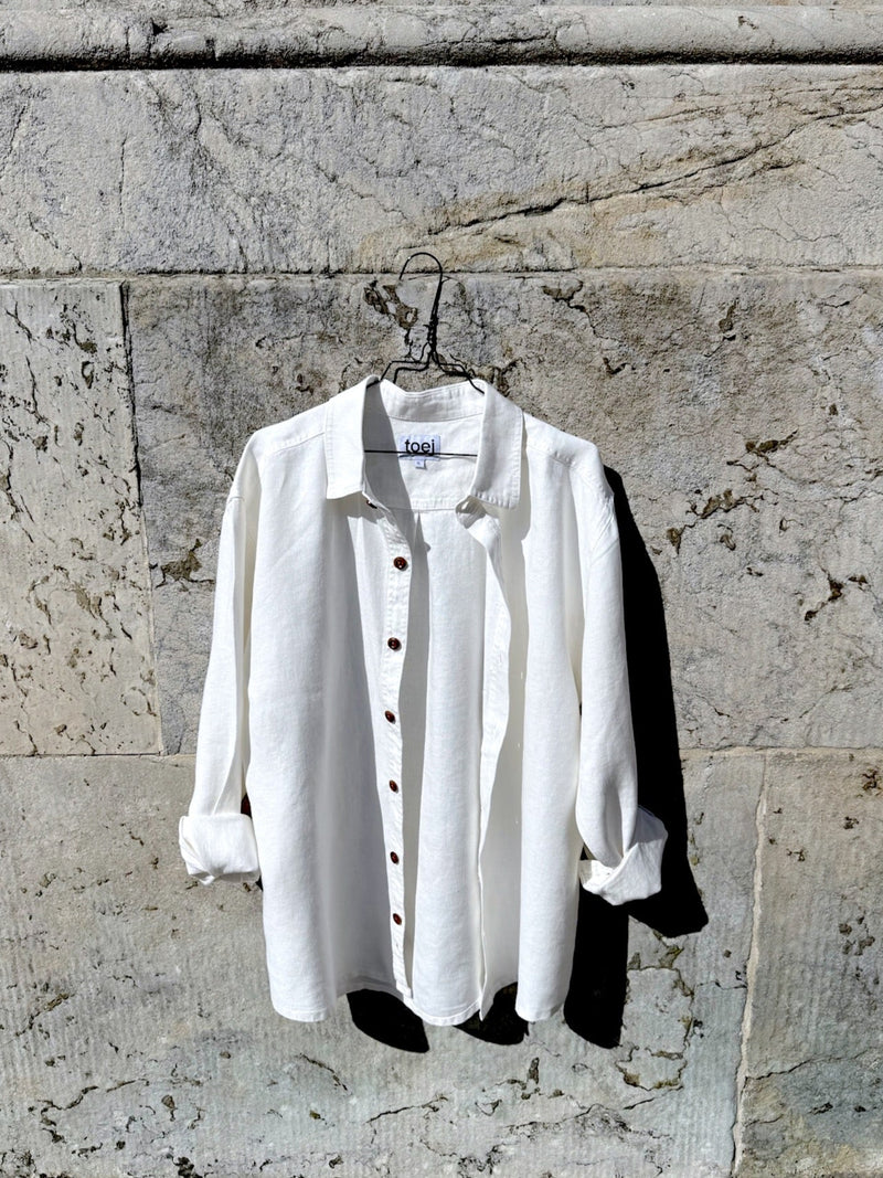 Sustainable White Shirt | 100% Hemp